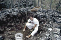 volunteer working at Hapa Trail